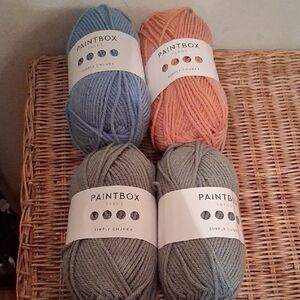 4 NEW Paintbox Yarns Simply Chunky Set